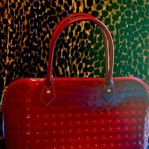 Cherry red Arcadia bag, gorgeous mint condition